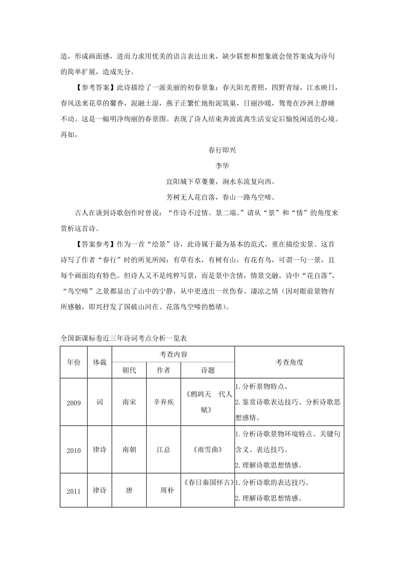 最新【新课标】高考二轮复习专题资料：3 古诗词鉴赏专项突破名师精心制作资料.doc_第2页