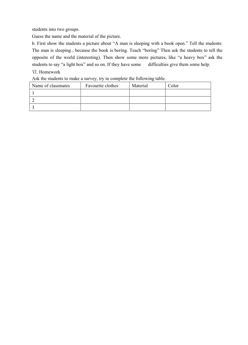 最新《牛津初中英语》7A 教案1名师精心制作资料.doc_第3页