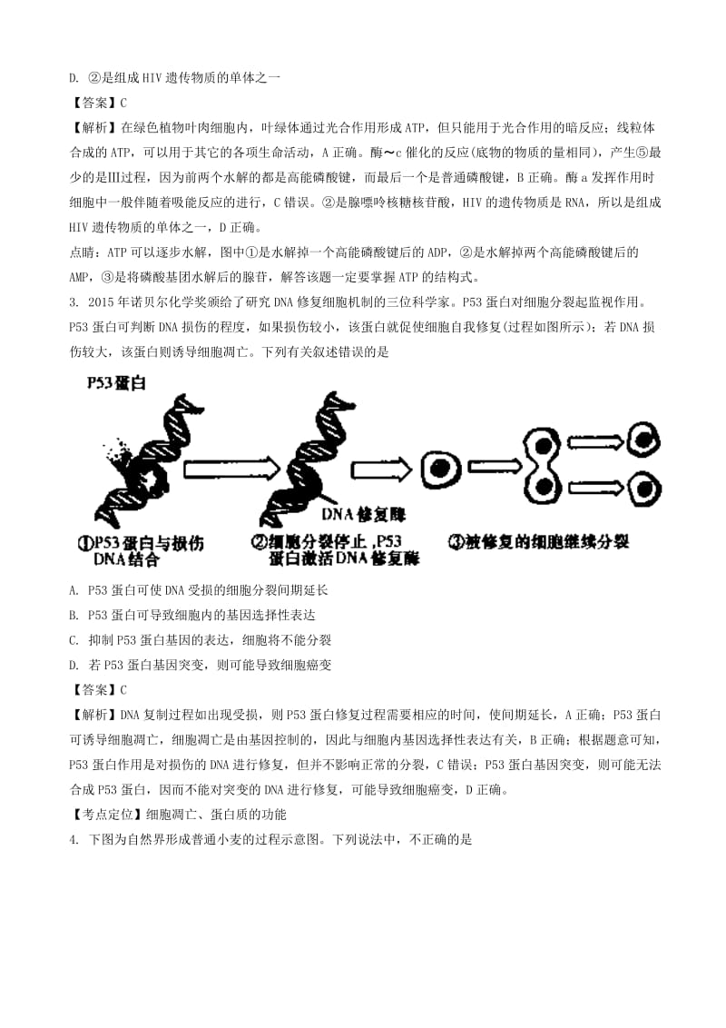 湖南省长沙市2018届高三理科综合第一次模拟试卷生物试题word版含解析.doc_第2页