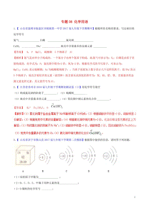 2018年中考化学大题狂做系列专题08化学用语含解析2018042918.doc