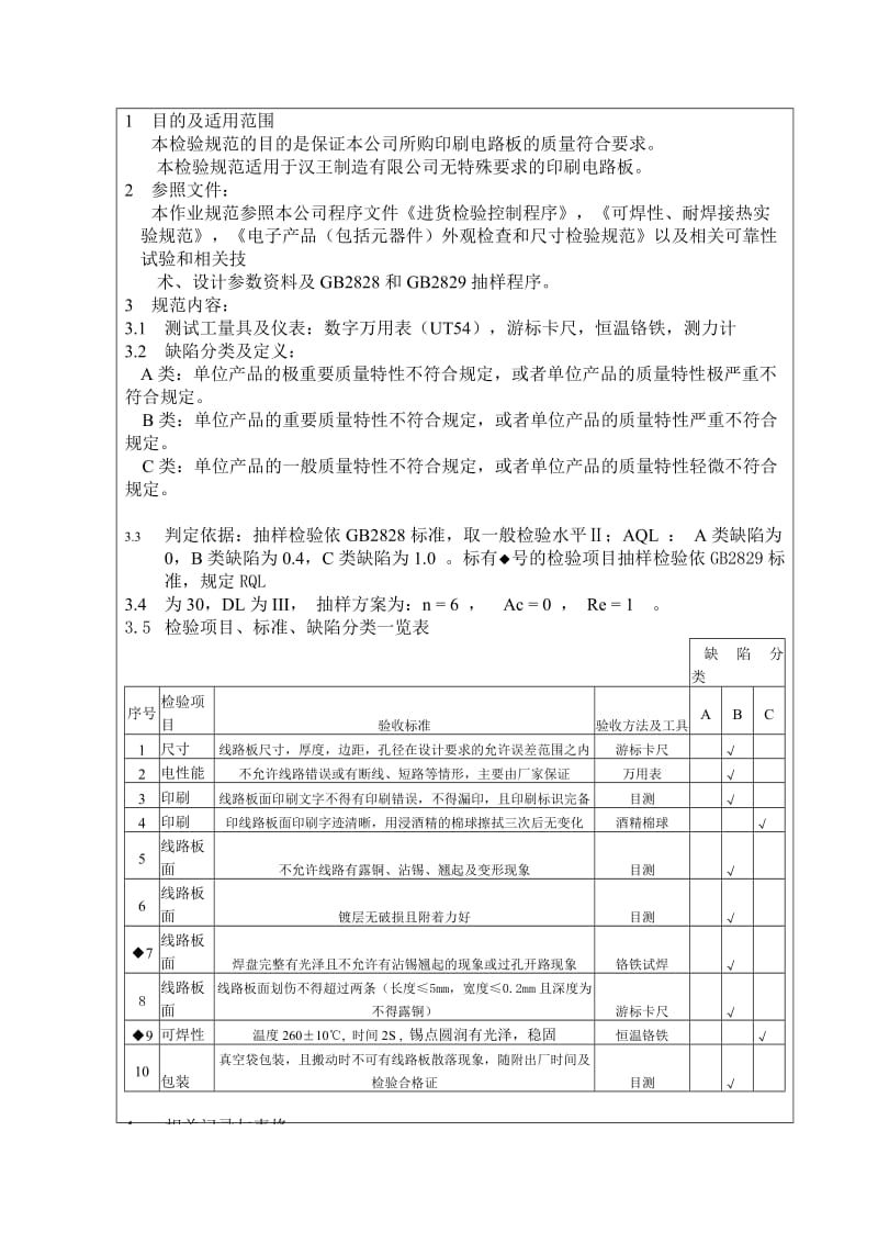 最新作业指导书（印刷电路板）名师精心制作教学资料.doc_第2页