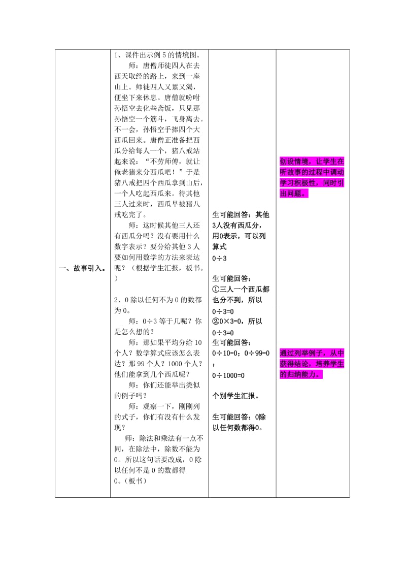 最新商中间和末尾有0的除法(一)名师精心制作教学资料.doc_第3页