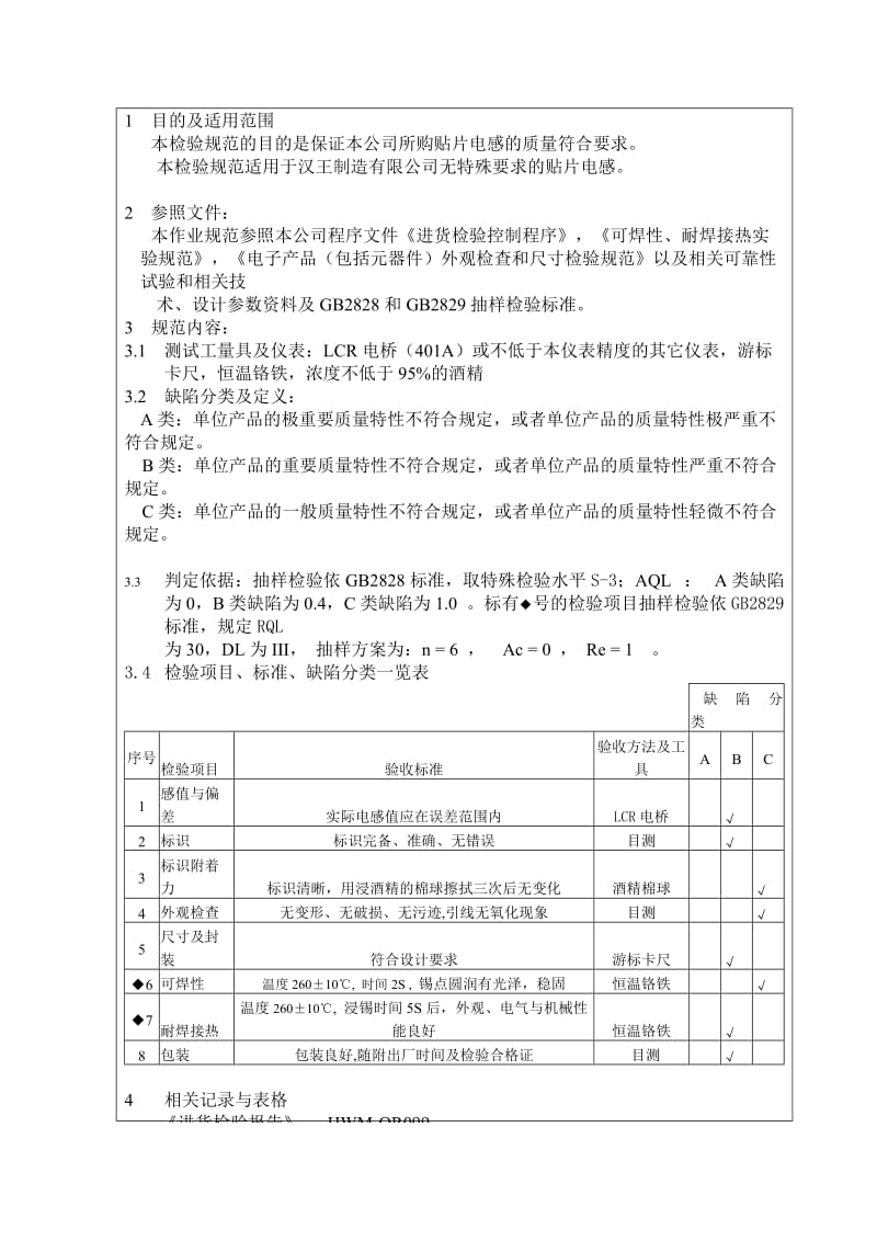 最新作业指导书(贴片电感）名师精心制作教学资料.doc_第2页