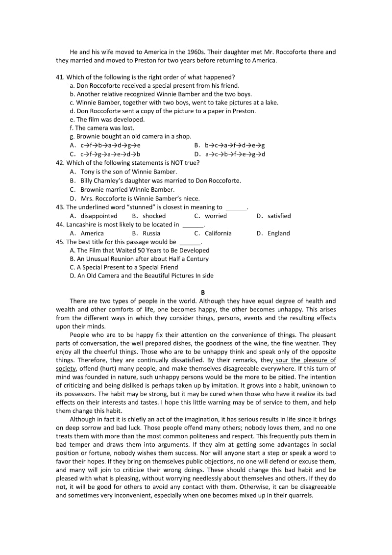 最新高考英语复习限时训练题3名师精心制作教学资料.doc_第3页