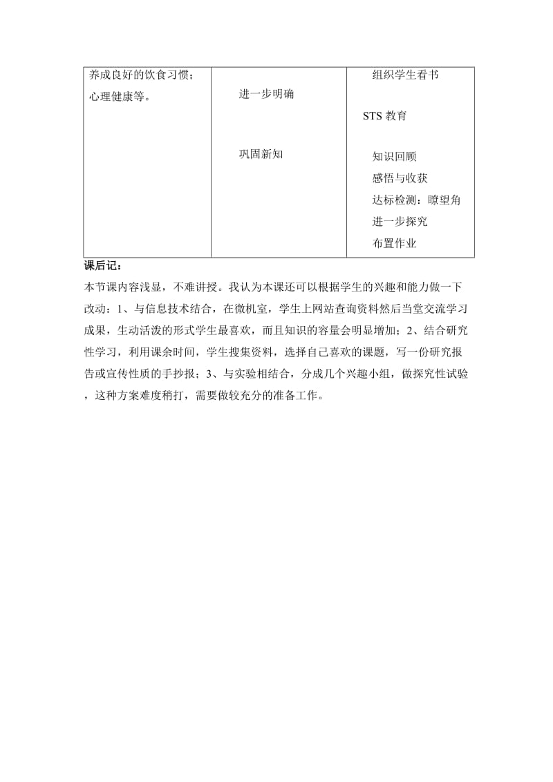 最新选择健康的生活方式教案名师精心制作教学资料.doc_第2页