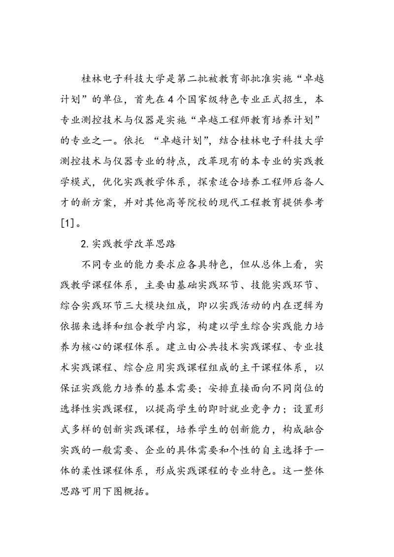 “卓越计划”依托下的测控技术与仪器专业实践教学改革研究.doc_第2页