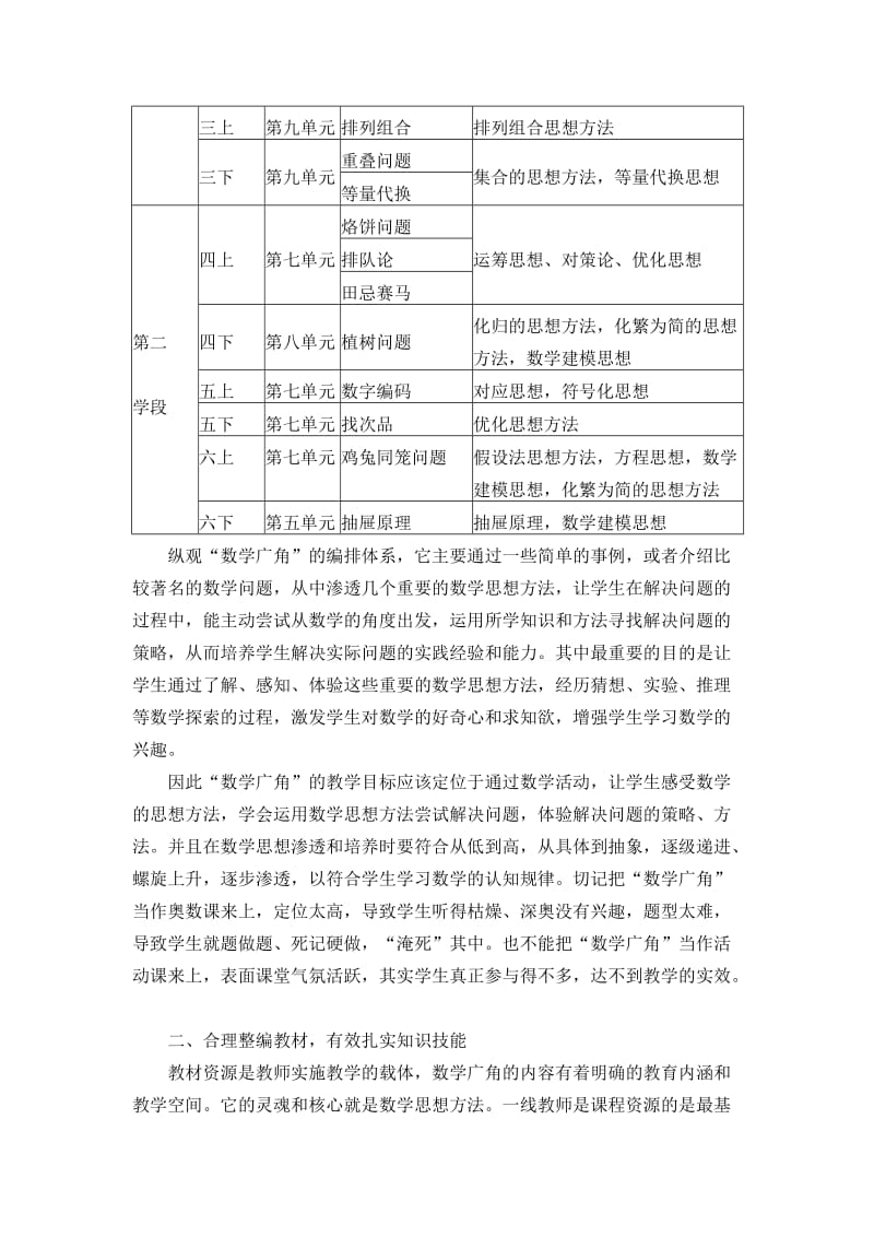 小学数学论文：准确定位“数学广角”，提高课堂教学的有效性名师制作精品教学资料.doc_第2页