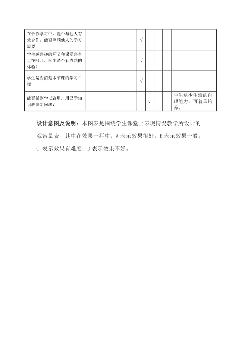 小学科学课堂观察量表名师制作精品教学课件.doc_第3页