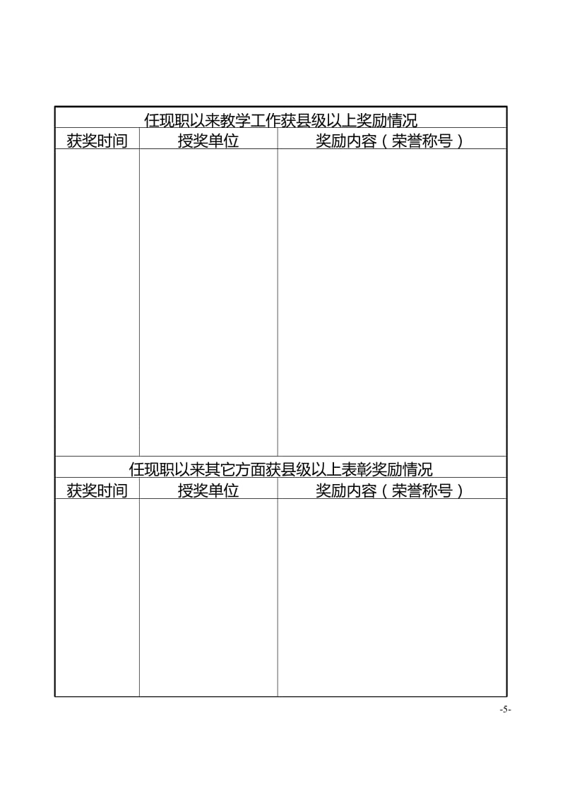 最新职称申请表5678页汇编.doc_第2页