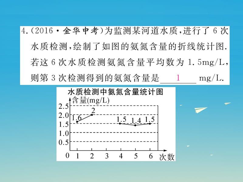 八年级数学下册 20_1_1 第1课时 平均数和加权平均数习题课件 （新版）新人教版.pptx_第3页