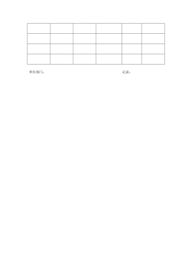 人员培训记录表格（doc格式）.doc_第2页