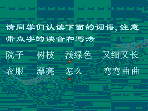 （人教新课标）二年级语文上册课件 小柳树和小枣树 7.ppt