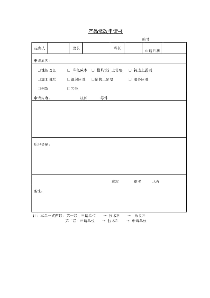 产品修改申请书.doc_第1页