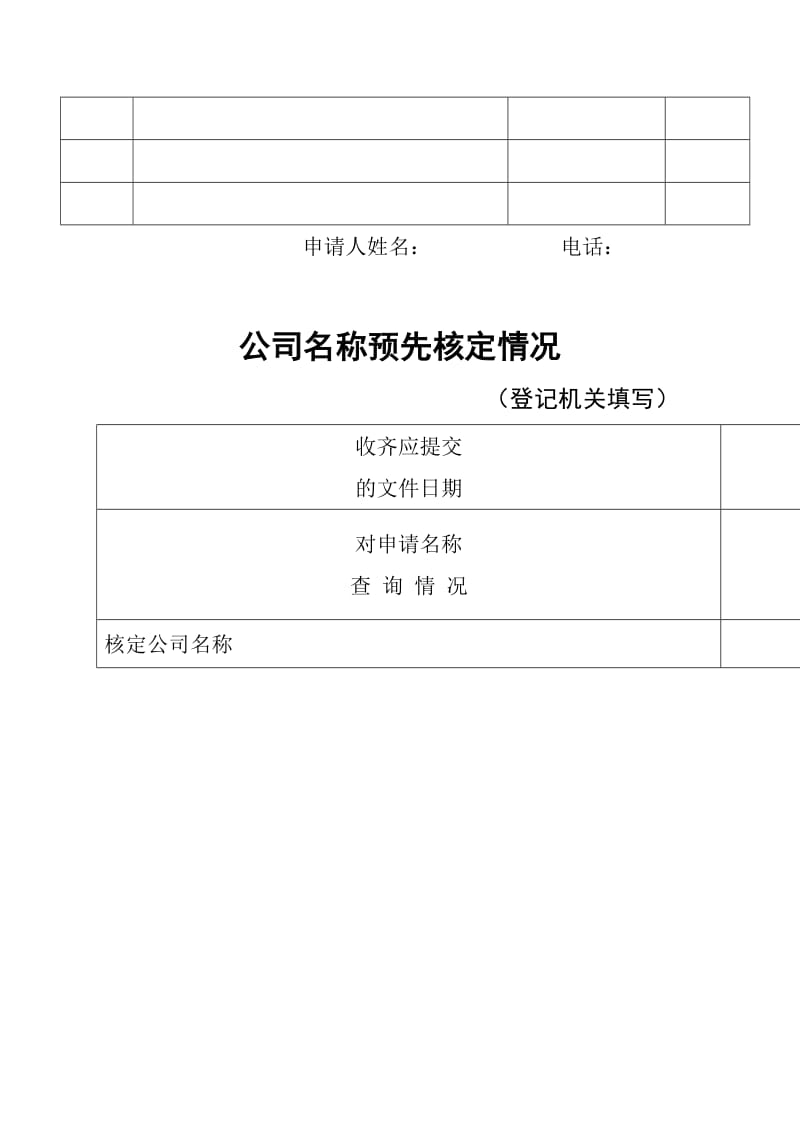 工商表格——公司名称预先核准申请书.doc_第3页