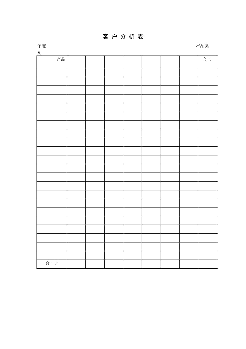 客户分析表格式.doc_第1页