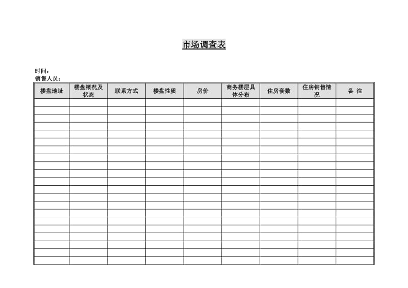 市场调查表.doc_第1页