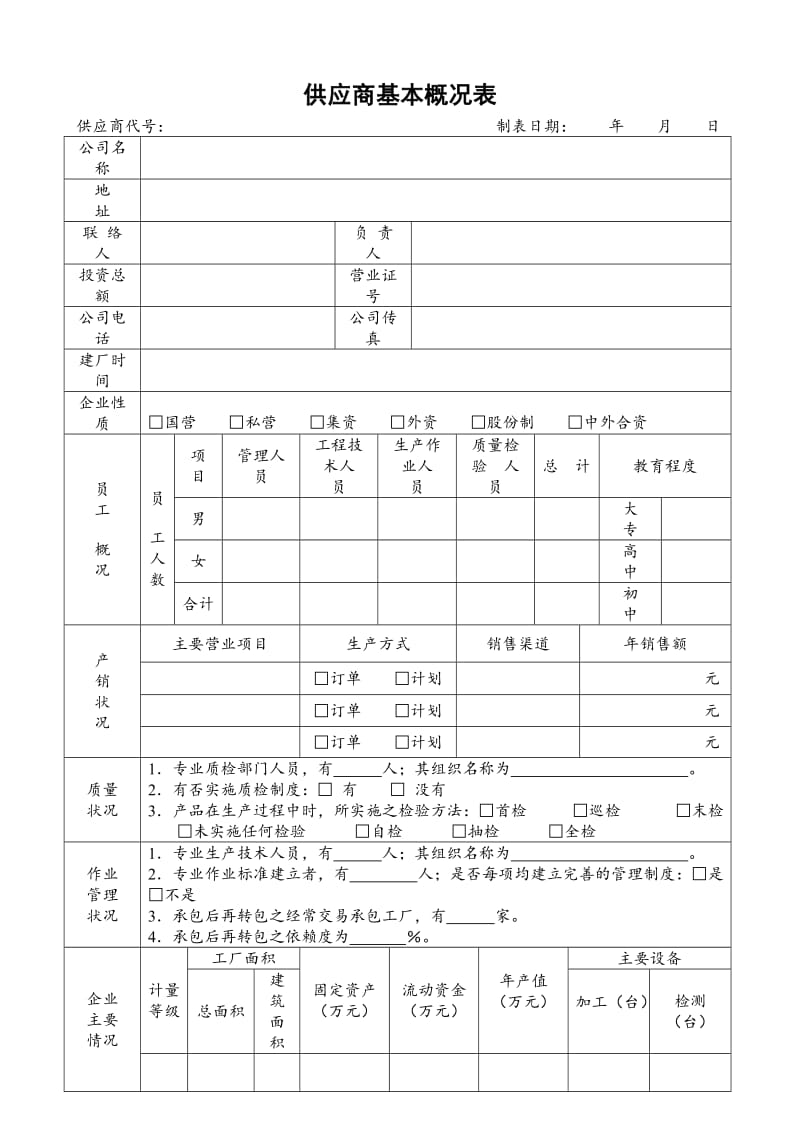 供应商基本概况表.doc_第1页