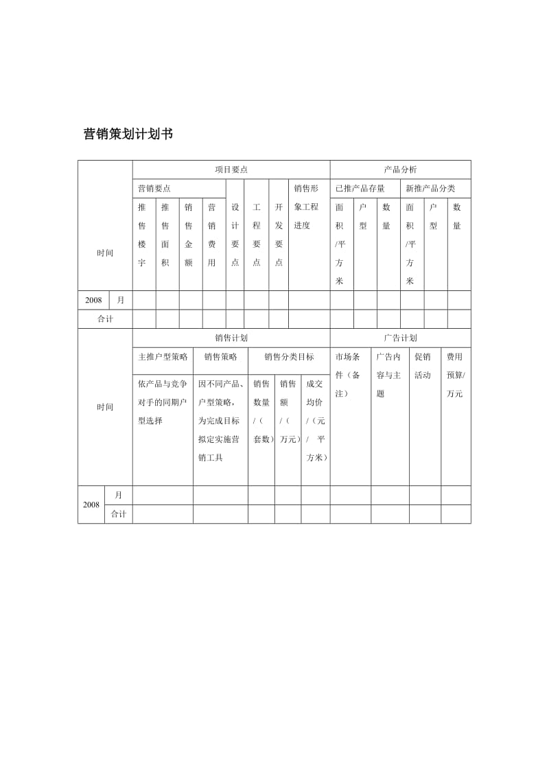 营销策划计划书.doc_第1页