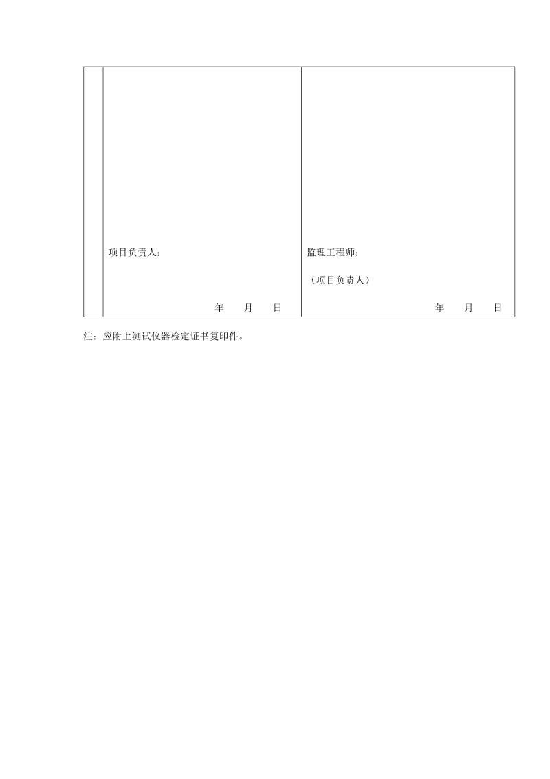 绝缘电阻（曳引式或强制式电梯、液压电梯、自动扶梯人行道）测试验收记录表（doc格式）.doc_第3页