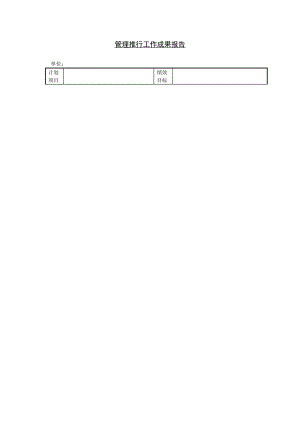 管理推行工作成果报告格式.doc