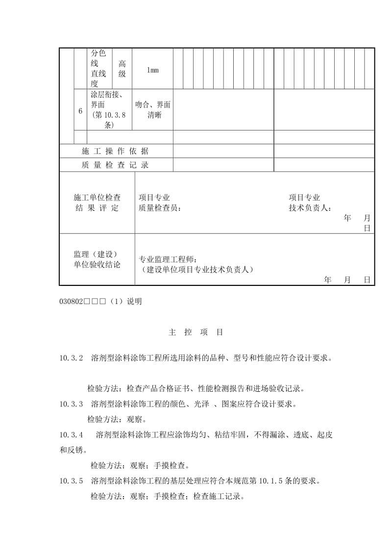 溶剂型涂料涂饰工程（色漆）检验批质量验收记录.doc_第2页