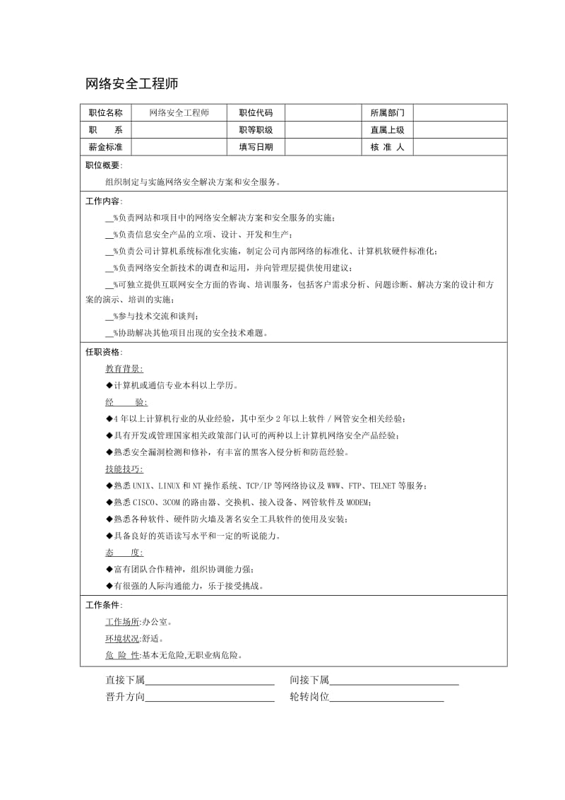 网络安全工程师岗位说明书.doc.doc_第3页