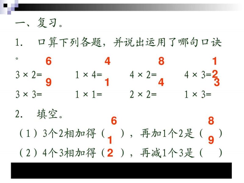 最新数学(苏教版)上二年级《乘加、乘减》教学讲义..ppt_第3页