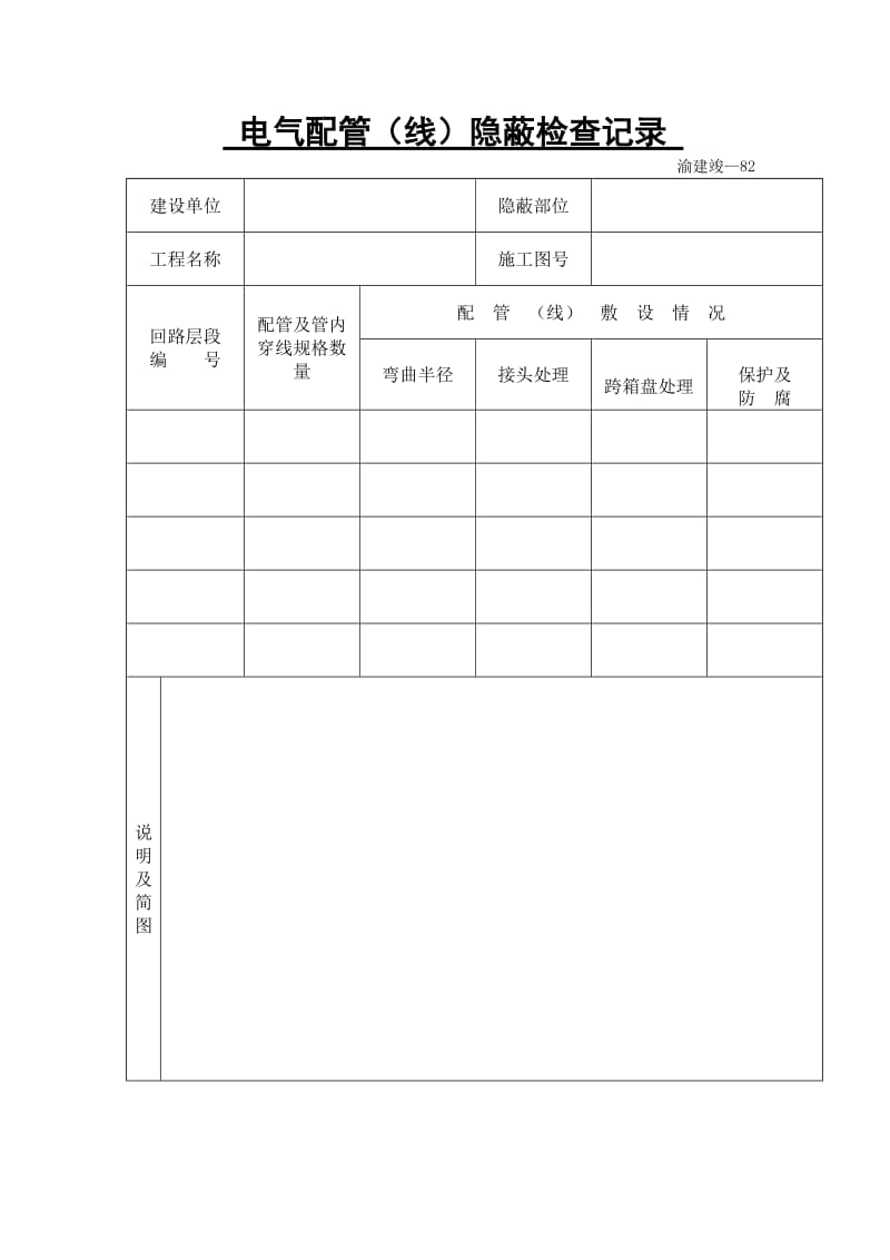 电气配管（线）隐蔽检查记录.doc_第1页