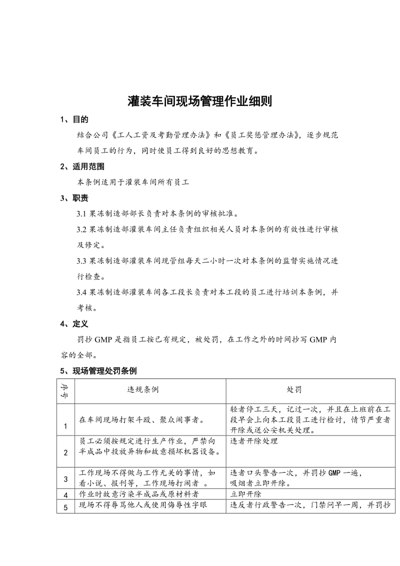 灌装车间现场管理作业细则.doc_第1页