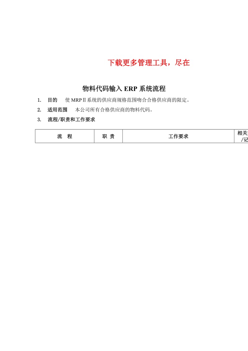 物料代码输入系统标准流程.doc_第1页