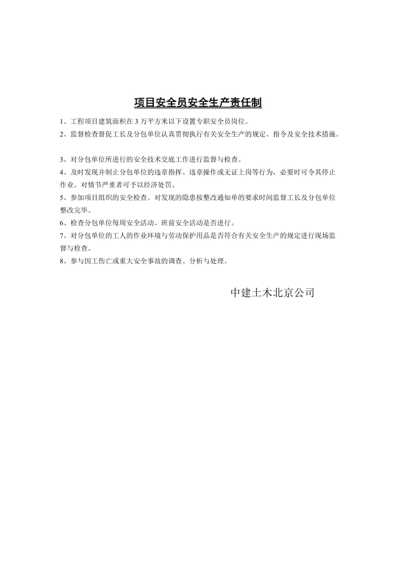 项目安全员安全生产责任制.doc_第1页