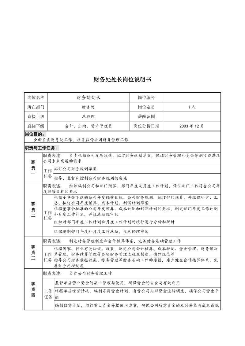 财务处处长岗位说明书.doc.doc_第1页