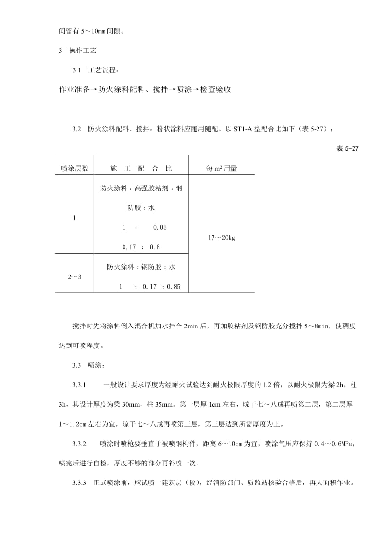 钢结构防火涂料涂装工艺标准.doc_第2页