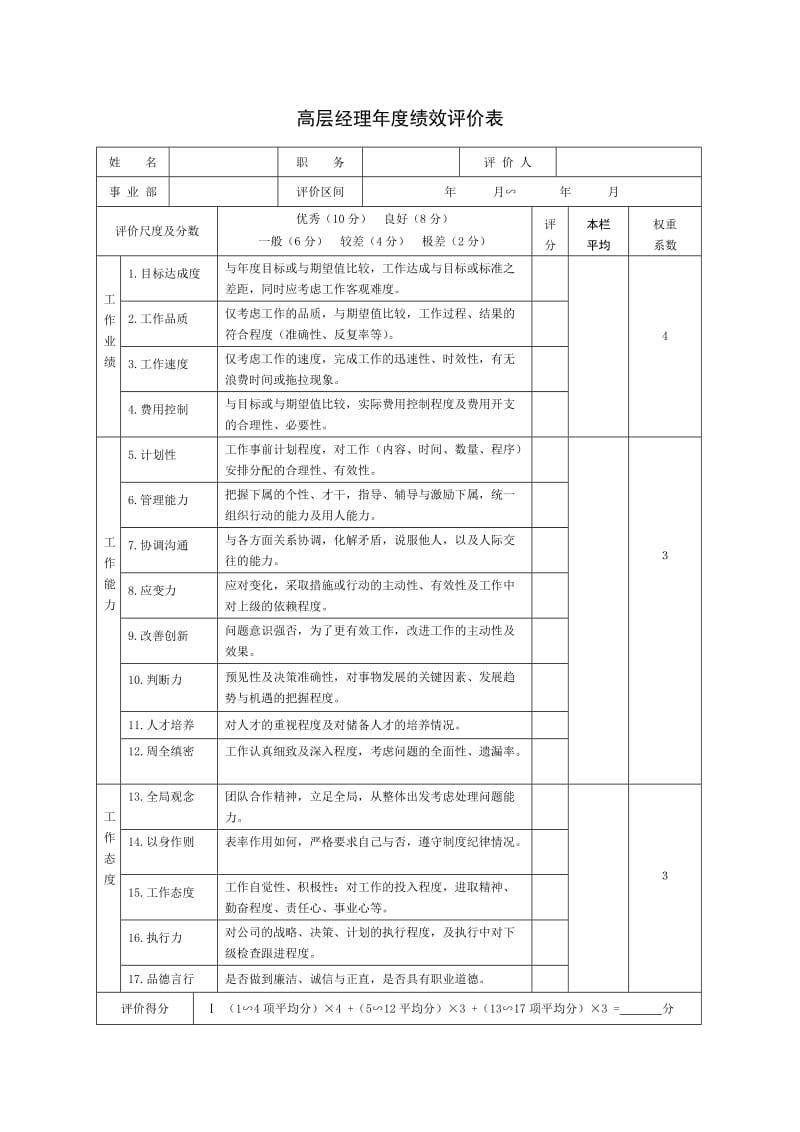 高层经理年度绩效评价表.doc.doc_第3页