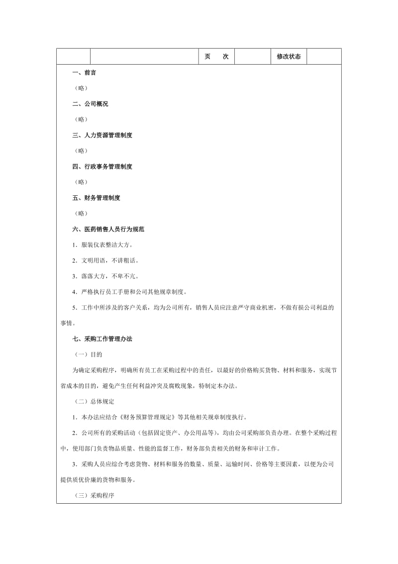 医药公司员工手册范本（doc格式）.doc_第2页