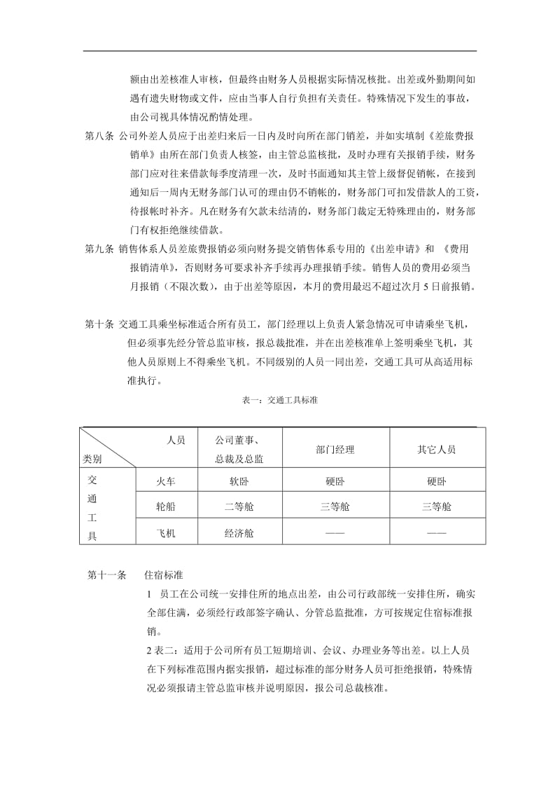 湖南某公司费用管理制度.doc_第2页