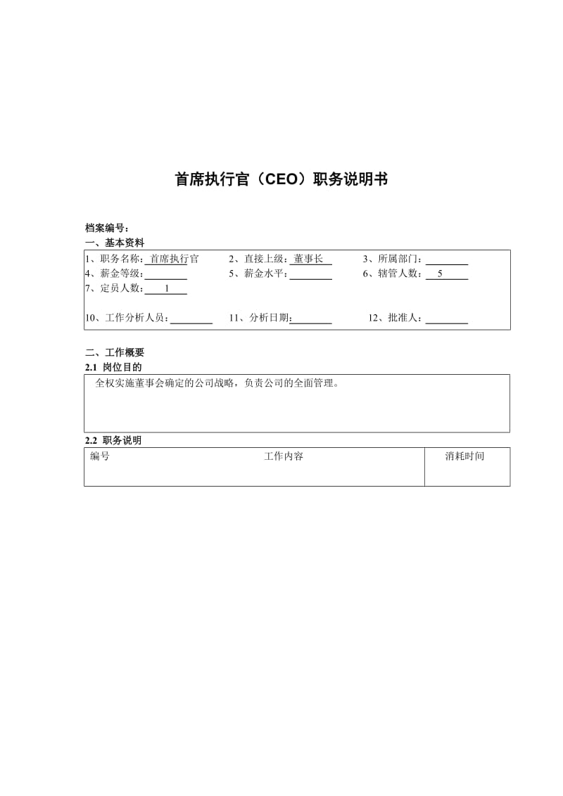 首席执行官CEO职务说明书.doc.doc_第1页