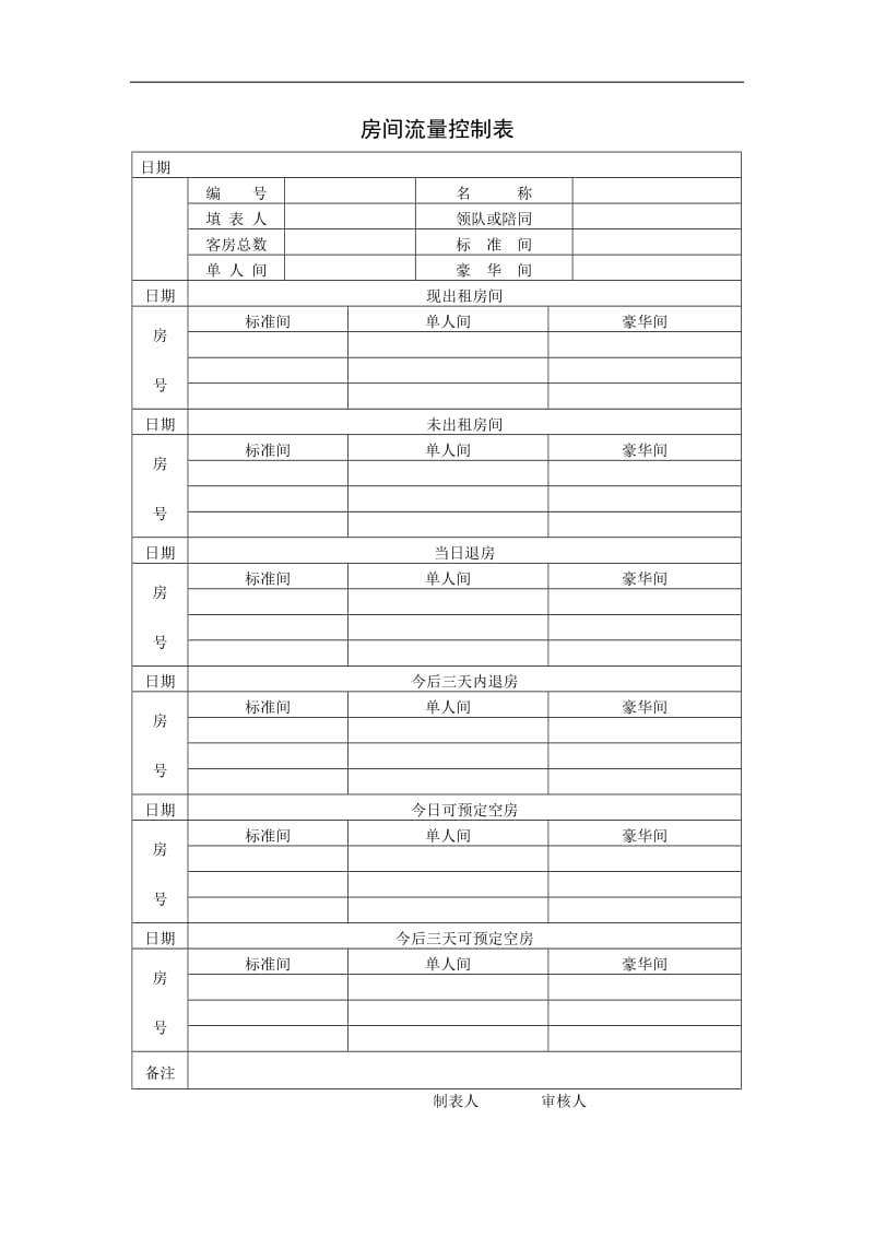 客房部表格_doc.doc_第2页