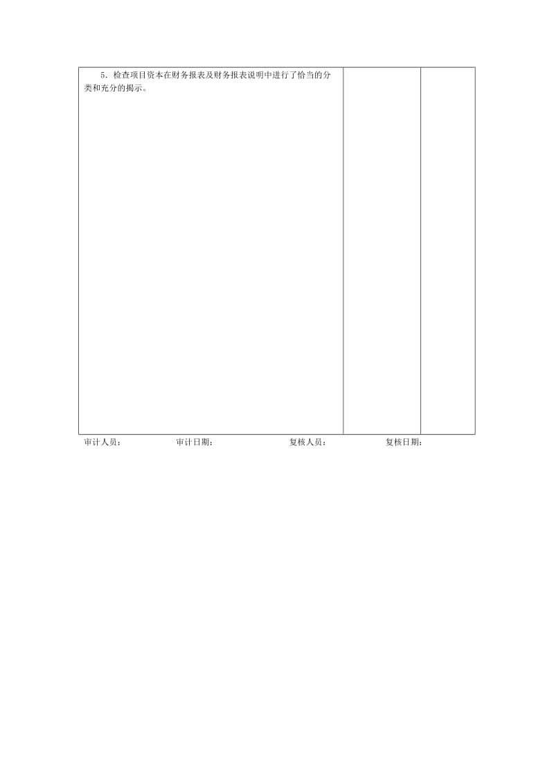 项目资本和项目资本公积——项目资本审计程序表（doc格式）.doc_第2页