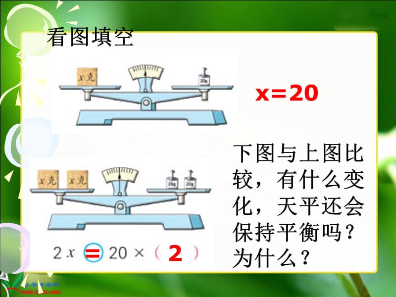 最新苏教版五年级数学下册《等式的性质与解方程》课件..ppt_第3页