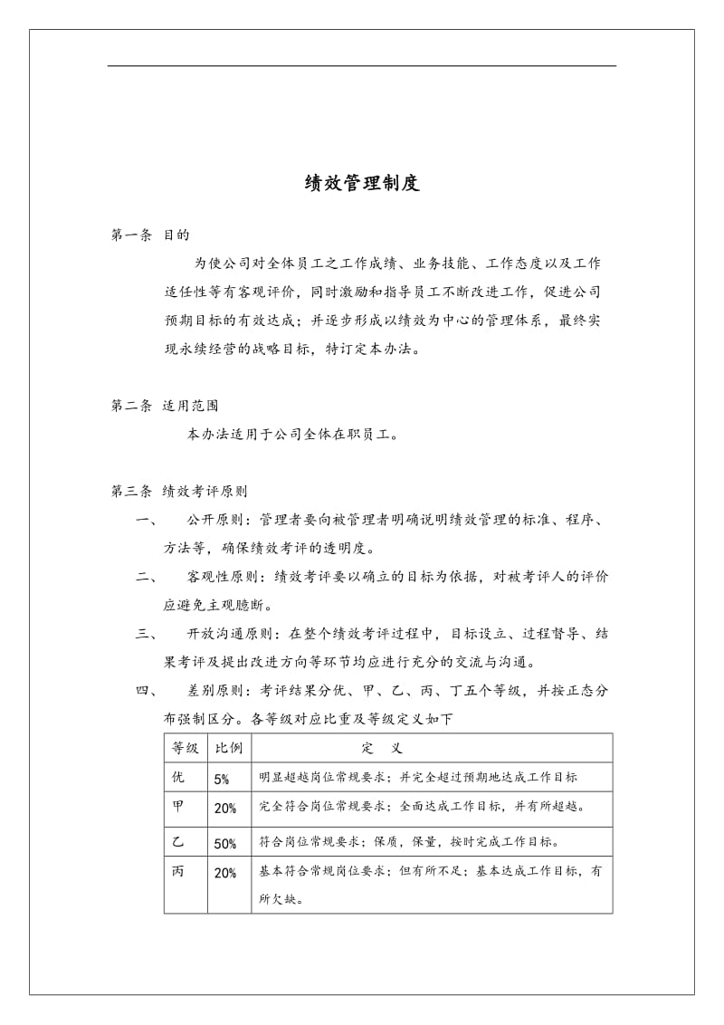 绩效管理制度(doc 8).doc_第1页