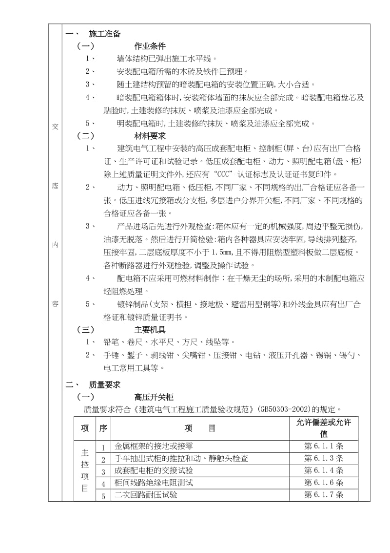 配电箱安装分项工程质量技术交底卡(doc5).doc_第2页