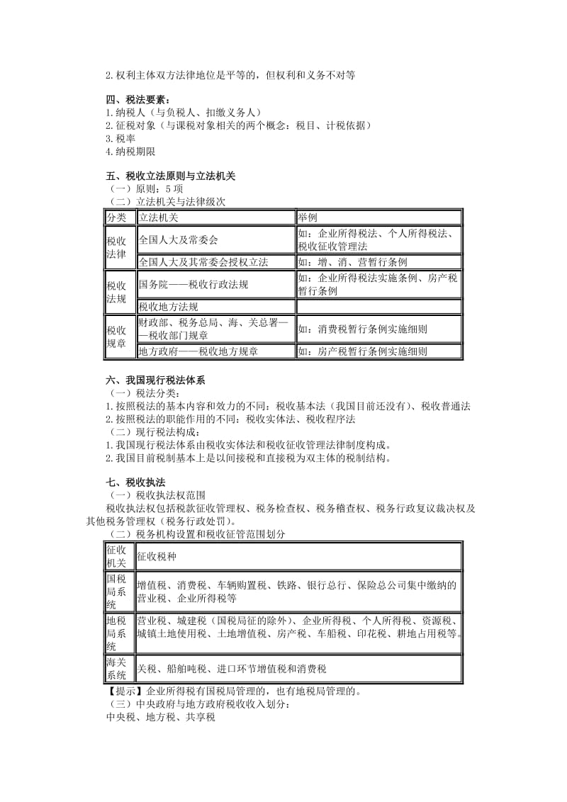 注册会计师税法考前重点全面归纳整理名师制作精品教学资料.doc_第2页