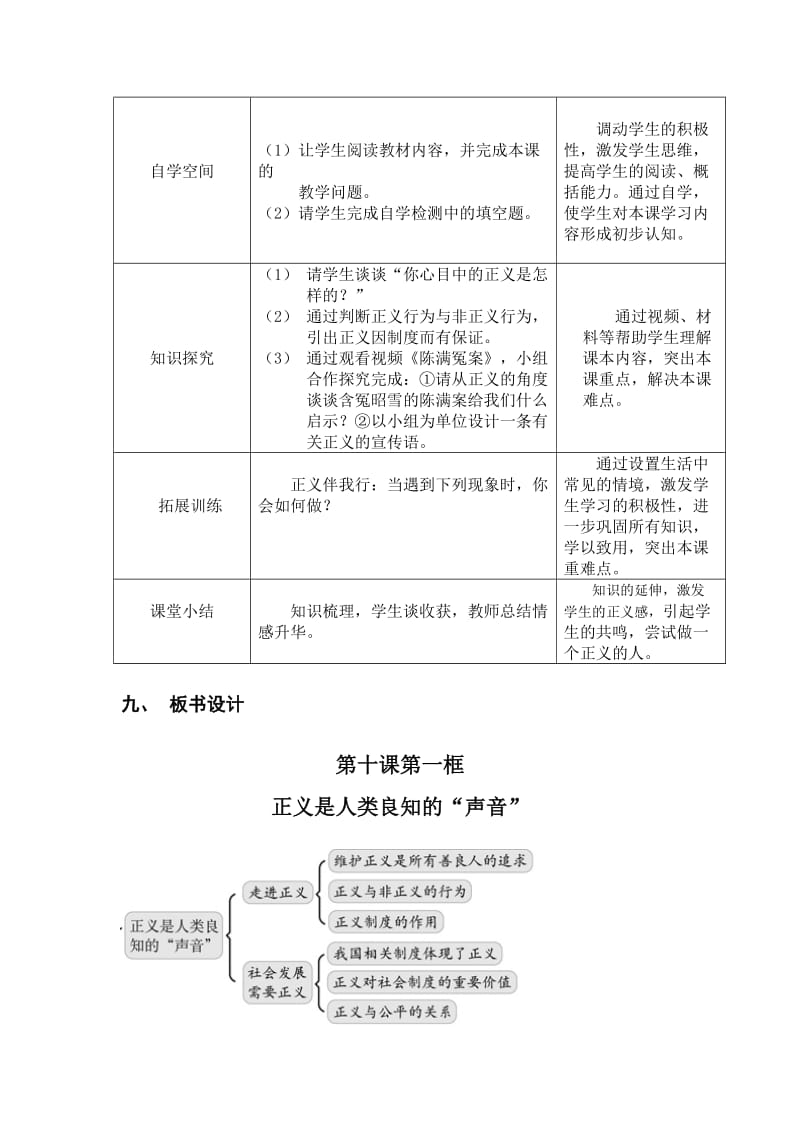 人教版思想品德八年级下册《正义是人类良知的“声音”》教学设计名师制作精品教学课件.doc_第3页