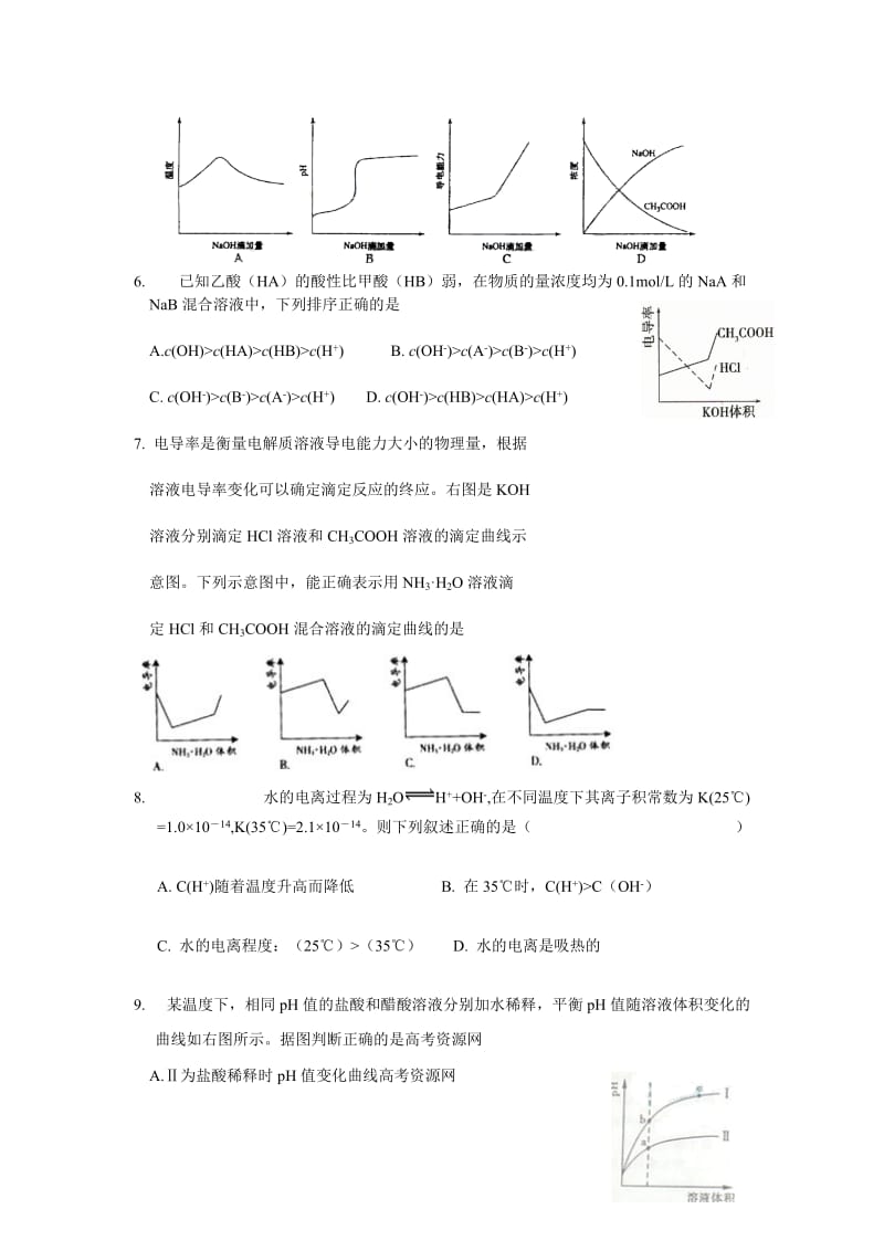 弱电解质的电离和盐类的水解.doc_第2页