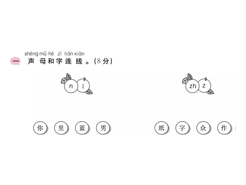 一年级上册语文作业课件-第五单元综合测试 人教（部编版）(共12张PPT)-教学文档.ppt_第2页