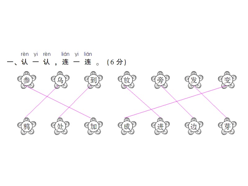 一年级上册语文课件－第八单元测试卷｜人教（部编版） (共13张PPT)-教学文档.ppt_第2页