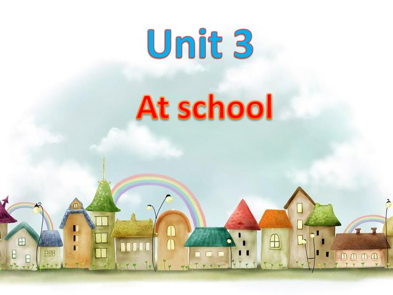 一年级上册英语课件-Unit 3 At school 北师大版 (共15张PPT)-教学文档.ppt_第1页