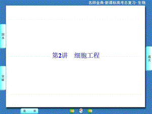 【名师金典】2016新课标高考生物总复习课件选修3-第2.ppt