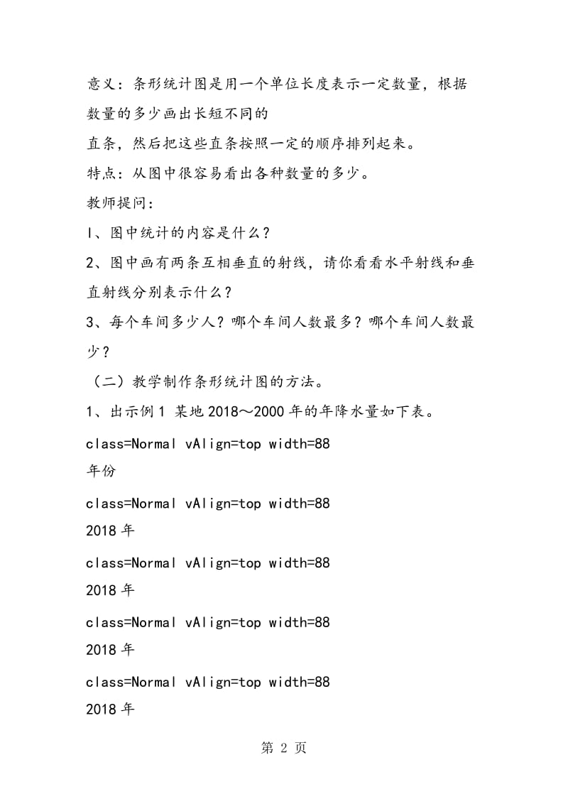 条形统计图 教学设计资料.doc_第2页